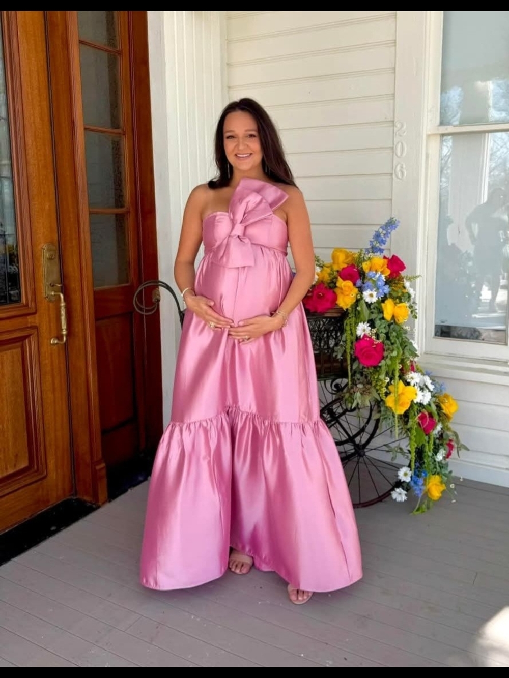 Petal & Pup Betina Bow Front Maxi Dress